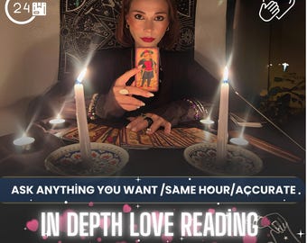 In-Depth Psychic Love Reading - Same Hour Delivery