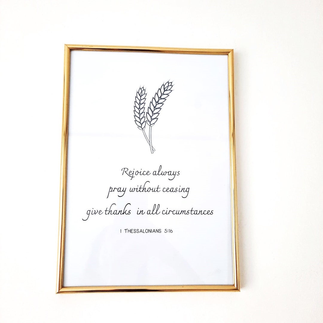 Rejoice Always, Bible Verse - Etsy