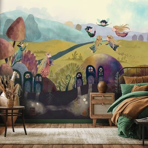 Children Wallpaper - ON ANY SIZE - a magical world of fairies and elves