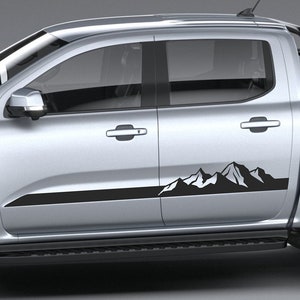Side Rocker Panel graphics stripe Vinyl decals fits Ford Ranger 2021-2024