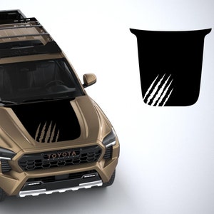 Hood graphic sticker Vinyl decal fits Toyota Tacoma 2024 - 2025
