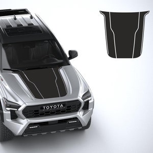 Hood graphic sticker Vinyl decal fits Toyota Tacoma 2024 - 2025