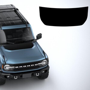 Hood graphic sticker Vinyl decal fits Ford Bronco 2021-2024