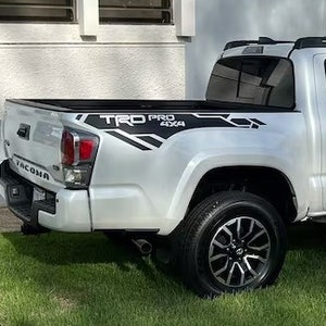 New!!! TRD PRO 4X4 !!! Side Bed Vinyl Decal fits Toyota Tacoma 2016 - 2022  Sticker Graphics Kit