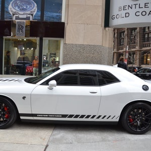 NEW! HOOD and SIDE Vinyl Stripes Decals Stickers Graphic Kit fits 2015 - 2021 Dodge Challenger