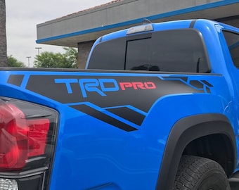 NEW!!! TRD PRO!!! Side Bed Vinyl Decal fits Toyota Tacoma 2016 - 2023  Sticker Graphics Kit