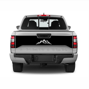Premium achterklepstickers voor Nissan Frontier 2022-2025 – aangepaste vinylstickers, eenvoudig te installeren, weerbestendig en duurzaam ontwerp!