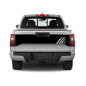 Premium achterklepstickers voor Nissan Frontier 2022-2025 – aangepaste vinylstickers, eenvoudig te installeren, weerbestendig en duurzaam ontwerp!
