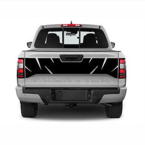 Premium achterklepstickers voor Nissan Frontier 2022-2025 – aangepaste vinylstickers, eenvoudig te installeren, weerbestendig en duurzaam ontwerp!