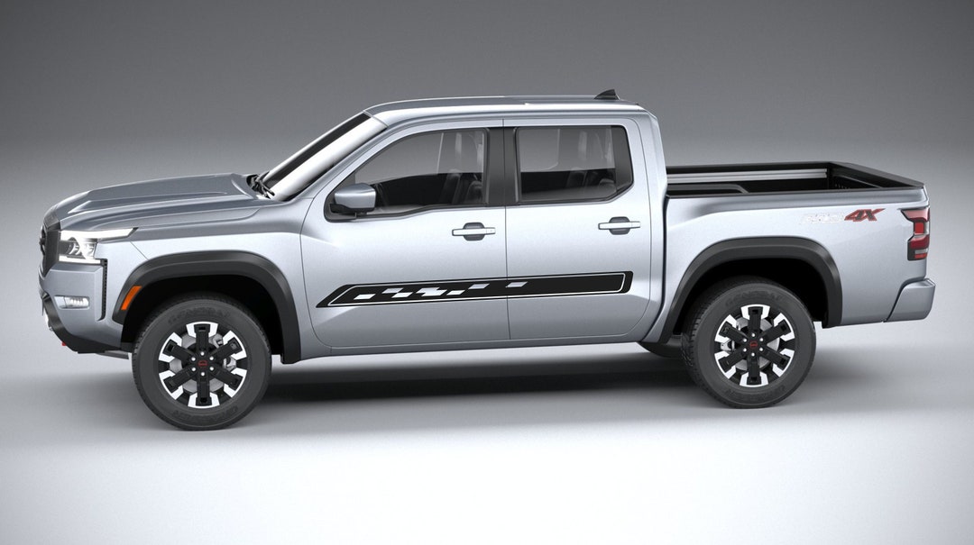 Premium Side Rocker Panel Stickers for Nissan Frontier 2022-2025 ...