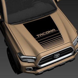 LATEST!!! Hood Vinyl Decal fits Toyota Tacoma 2016 - 2021  Sticker Graphics Kit