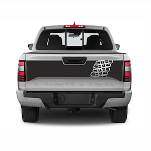 Premium achterklepstickers voor Nissan Frontier 2022-2025 – aangepaste vinylstickers, eenvoudig te installeren, weerbestendig en duurzaam ontwerp!