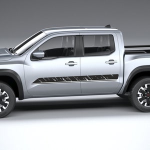 Premium Side Rocker Panel Stickers for Nissan Frontier 2022-2025 – Custom Vinyl Decals, Easy Install, Weatherproof & Long-Lasting Design!