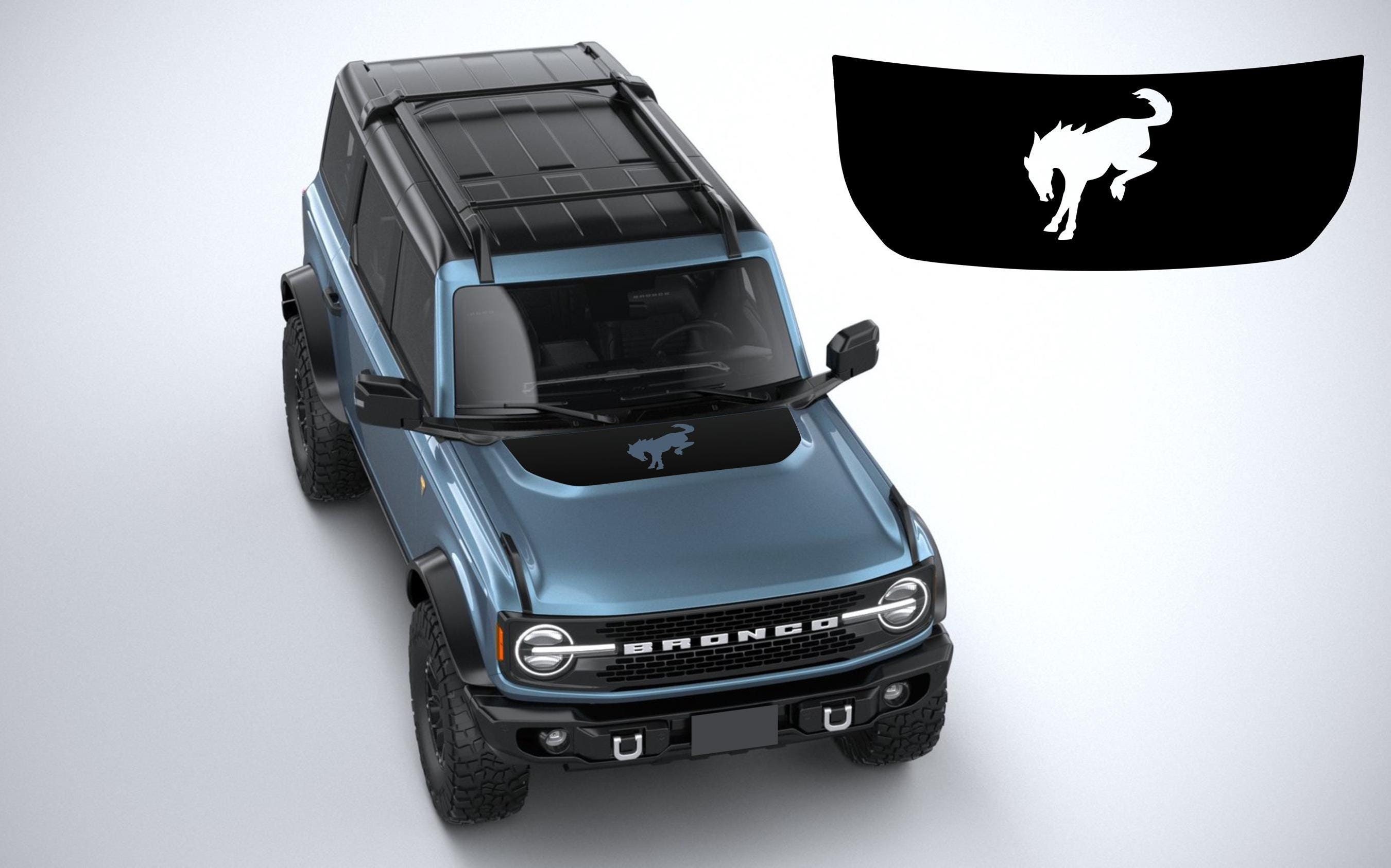 Hood graphic sticker Vinyl decal fits Ford Bronco 2021-2024