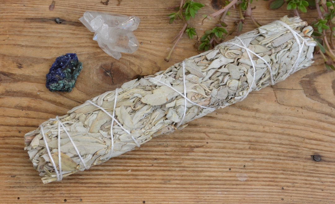 XXL Stick of White Sage California Purification Native Etsy