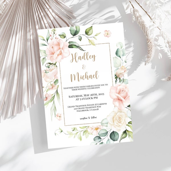 Mint Wedding Invite - Etsy
