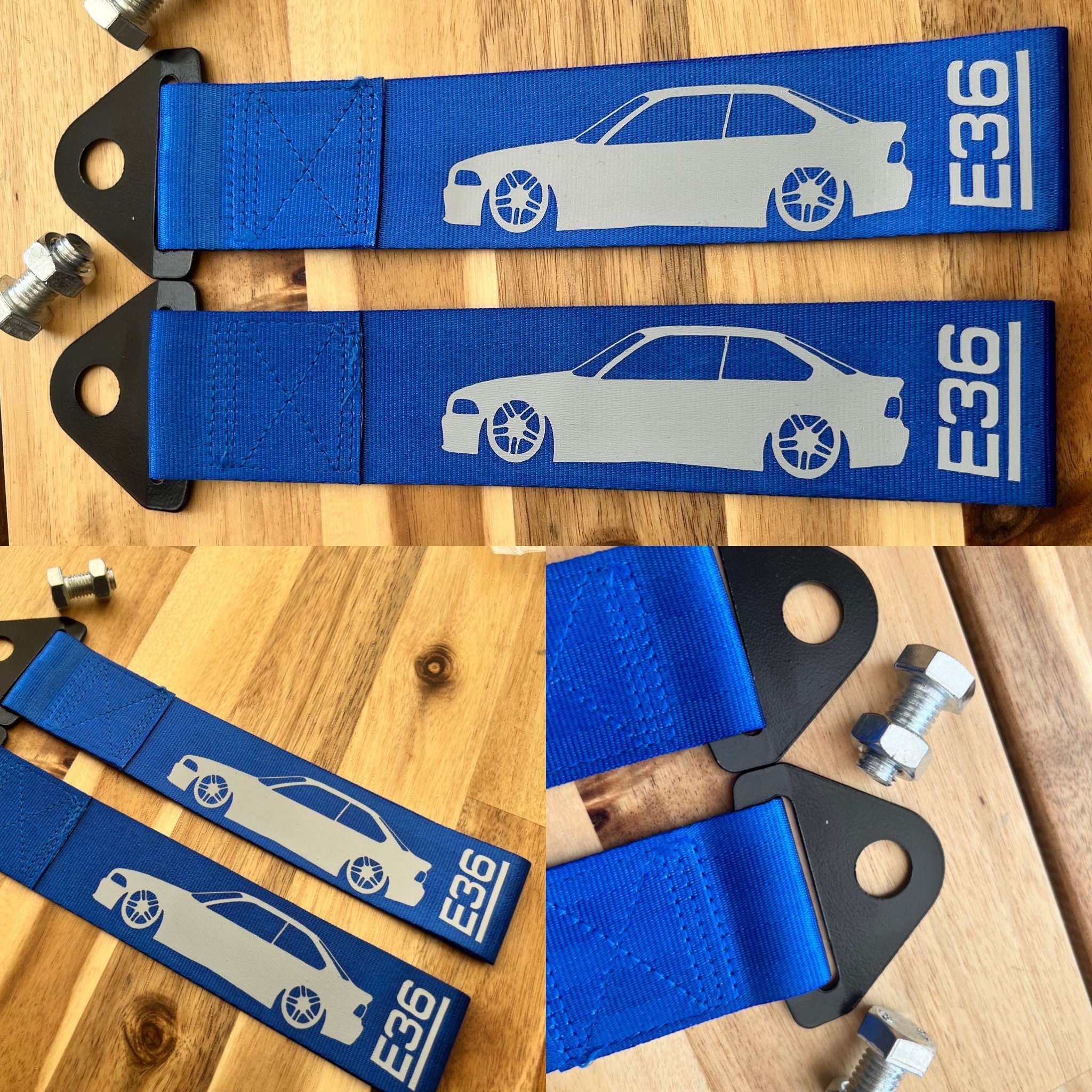 Custom Tow Strap With Universal Bolt message Your Design Etsy