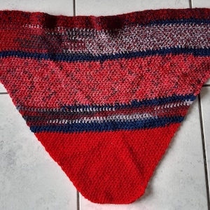 Triangular Scarf Stola Handmade