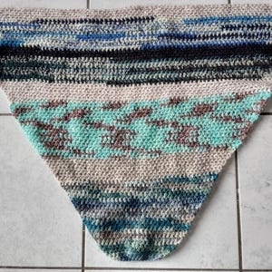 triangular scarf stole handmade