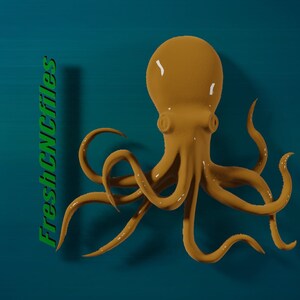 Octopus / CNC 3D Relief File STL