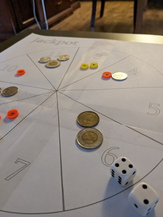 Jackpot Dice Game - Printable - Play Now - Etsy