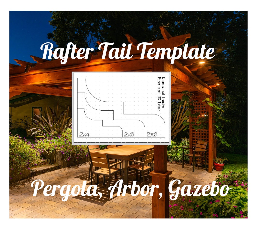 Pergola Tail Design Template Etsy Pergola Tail Design Template Etsy