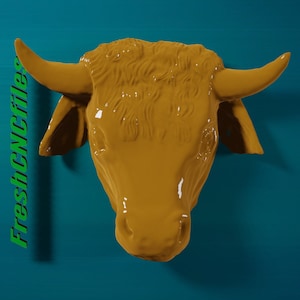 Bull Cow | CNC 3D Relief File STL