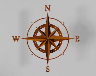 Compass | CNC 3D Relief File STL