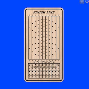 Paardenrace spel | CNC-bestand