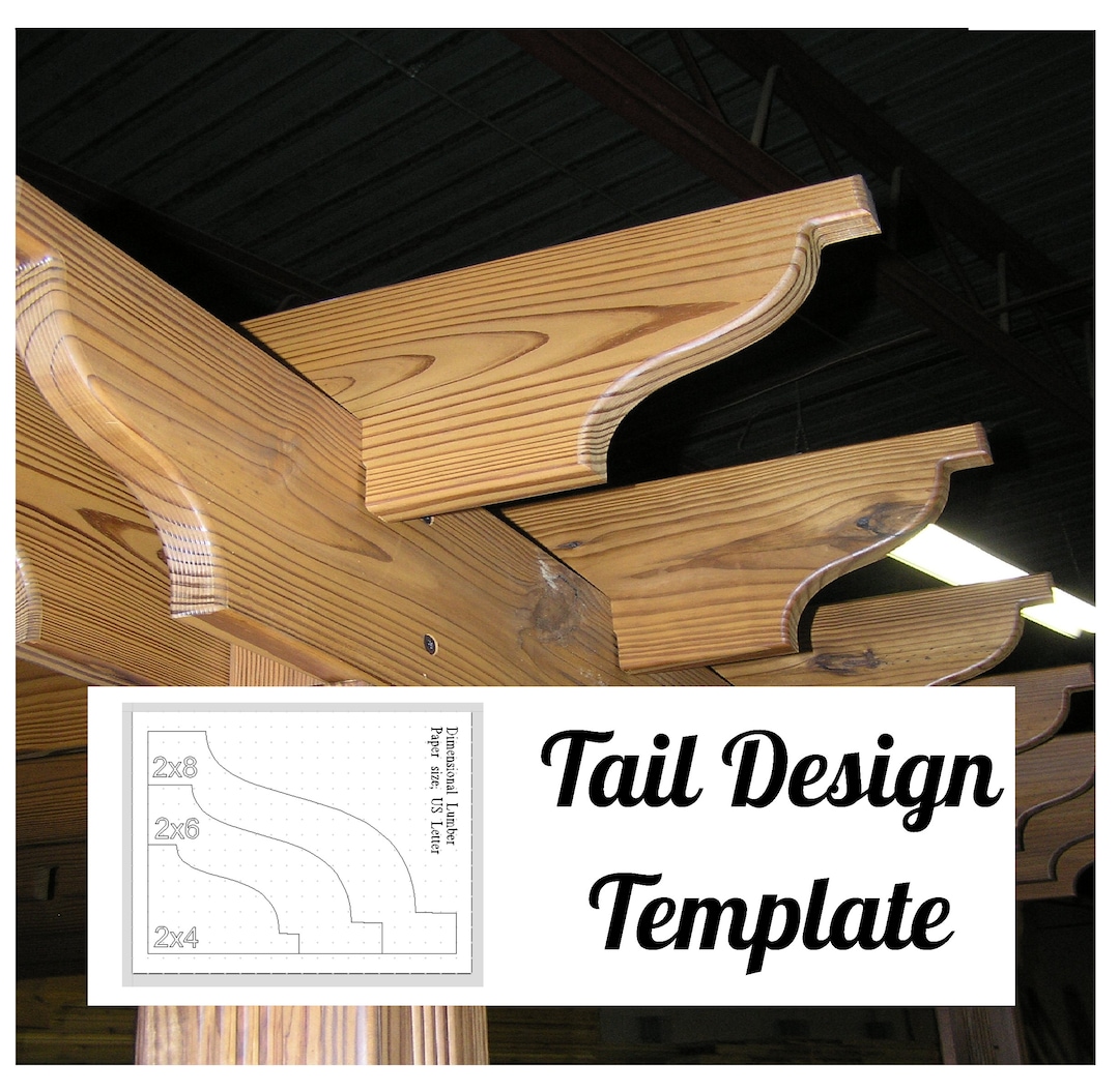 Template Pergola Rafter Tail Designs