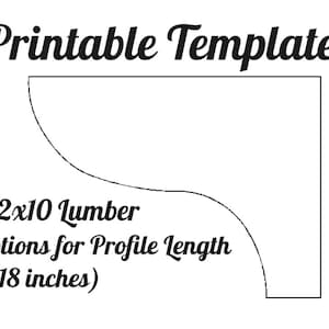Roosevelt Rafter Tail Template for 2x10 Dimensional Lumber - Etsy