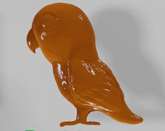 Parrot | CNC 3D Relief File STL