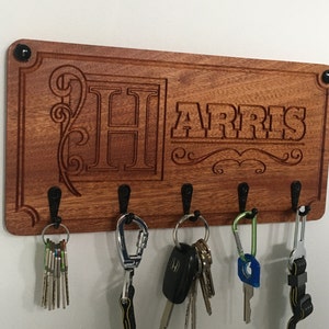 Key Chain Holder  | CNC SVG  Digital File