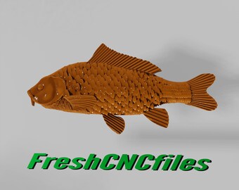 Fish | CNC 3D Relief File STL