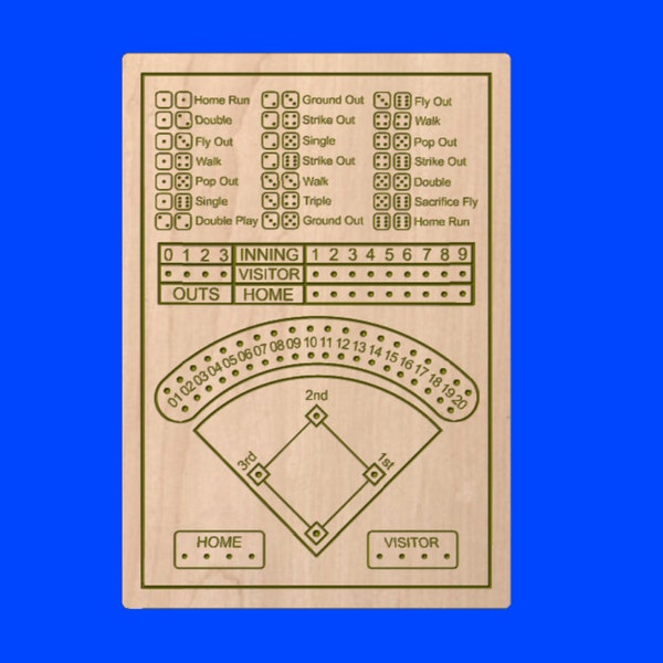 Dice Baseball Game | CNC File