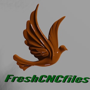 Paloma / CNC 3D Archivo de Relieve STL