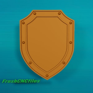 Lege Plaque sheild | CNC 3D Reliëf Bestand STL