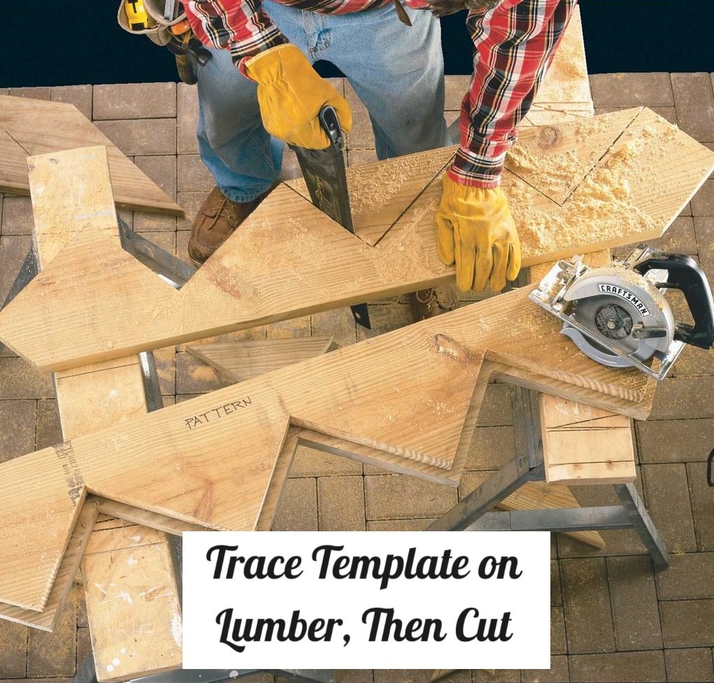 Stair Stringer Template Five 5 Steps for 2x10 Lumber Etsy Stair Stringer Template Five 5 Steps for 2x10 Lumber Etsy