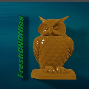 Owl | CNC 3D Relief File STL