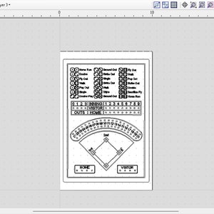Dice Baseball Game | CNC File - Etsy
