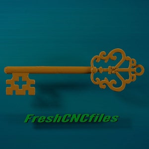 Clave, estilo antiguo / archivo de relieve 3D CNC STL