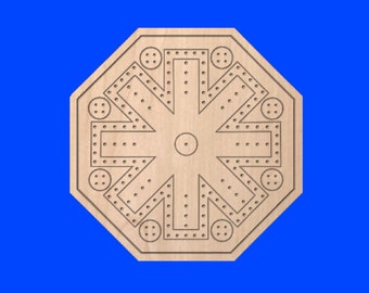 Aggravation Board Game, 8 player | CNC File