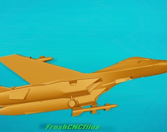 Fighter Jet | CNC 3D Relief File STL