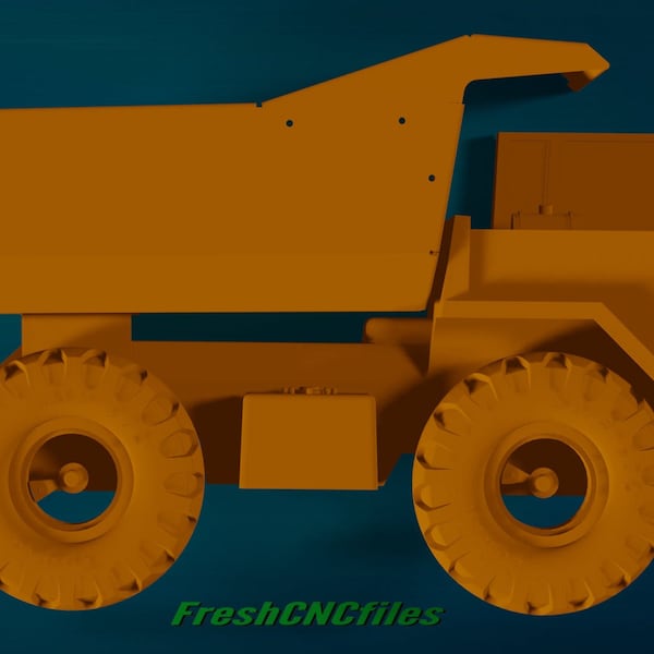 Tonka Dump Truck | CNC 3D Relief File STL