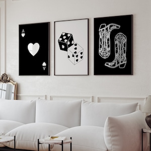 Trendy Gallery Wall Set Black And White Wall Art Aesthetic Art Prints Gallery Printable Black Trendy Digital Print Y2k Art Apartment Decor