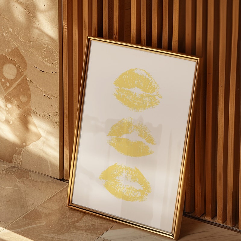 Yellow Art Print - Etsy