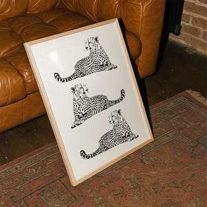Cheetah Print Wall Art: Trendy yk2 Leopard Poster (Digital Download)