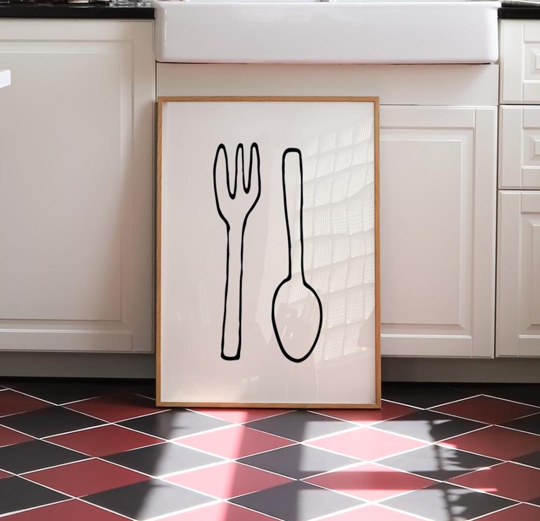 Trendy Kitchen Wall Art Aesthetic Kitchen Food Art Print Kitchen Wall ...