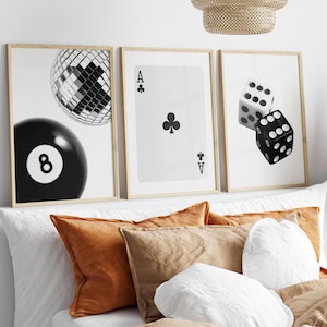 Black And White Wall Art Trendy Gallery Wall Set Aesthetic Art Prints Wall Set Of 3 Y2k Art Apartment Decor Dorm Printable College Prints