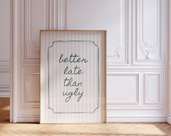 Inspirational Quote Print | Sage Green Wall Art (Digital Download)